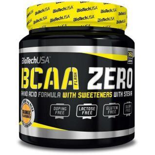 Pack of 10 jars of amino acids Biotech USA bcaa zero - Ananas-mangue - 360g