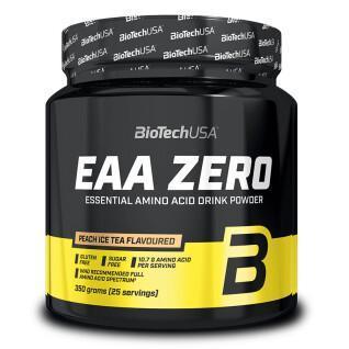 Pack of 10 jars of amino acids Biotech USA eaa zero - Thé glacé aux pêches - 350g