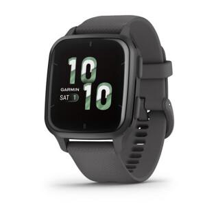 Gps watch with dark grey silicone strap Garmin Venu Sq 2