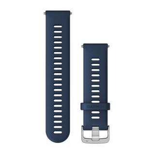 Quick release watch band with silver buckle Garmin 22 mm