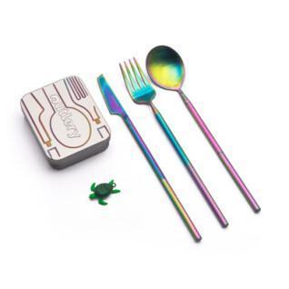 Metal cutlery set for the pocket Outlery outrain