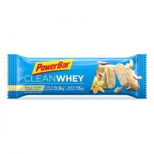 Batch of 18 bars PowerBar Clean Whey - Vanilla Coconut Crunch