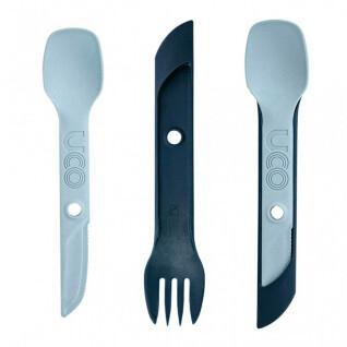 Camping cutlery spoon and fork extension, knife Uco