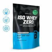 Pack of 10 bags of protein Biotech USA iso whey zero lactose free - Black Biscuit - 500g