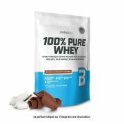 Lot of 10 bags of 100% pure whey protein Biotech USA - Noix de coco-chocolat - 454g
