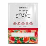 Batch of 50 bags of proteins Biotech USA diet shake - Fraise - 30g