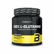 Pack of 10 jars of amino acids Biotech USA 100% l-glutamine - 500g