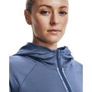 Women's hooded jacket Under Armour Rival Terry Taped
