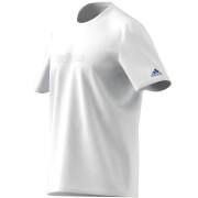 Graphic linear embroidered T-shirt adidas