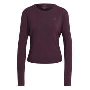 Women's long sleeve jersey adidas Run icons made with nature