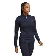 Women's long sleeve and half zip jersey adidas Terrex Multi