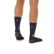 running mid-calf socks Asics Fujitrail