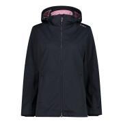 Women's hooded waterproof jacket CMP