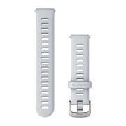 Quick release watch band with silver buckle Garmin 18 mm