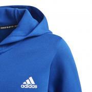 Child hoodie adidas 3-Stripes Doubleknit Full-Zip