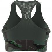 Women's bra adidas Aeroready Designed 2 Move Camouflage-Imprimé