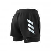Women's shorts adidas Fast Primeblue Two-in-One