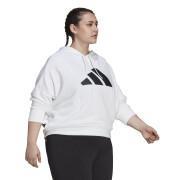 Sweatshirt large size woman adidas Sportswear Future Icons