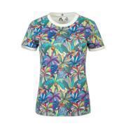 Women's short sleeve T-shirt Le Coq Sportif Leona Rose N°1