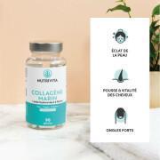 Marine collagen food supplement - 90 capsules Nutrivita